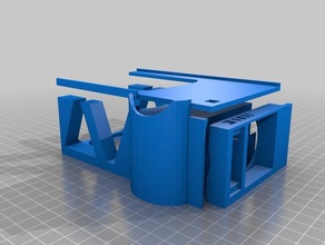 r c 1 10 car stand yokomo integrated motor cooler 3d printing rc cars 3d print model - Mito3D