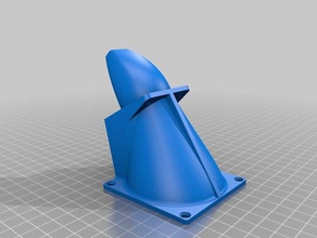 printrbot simple metal fan upgrade 3d printer parts 40mm 70mm duct mount shroud part 3d print model - Mito3D