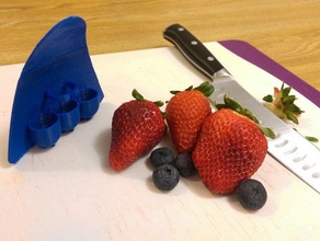 fingerarmor2 mutfak ve yemek pişirme kesme parmak koruyucu fingerarmor meyve gardiyan el ev kitchenaid aracı bıçak hafif et taşınabilir yüzük güvenlik Dilimleme 3d print model - Mito3D