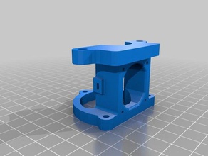 hot end mount e3d v6 flex3drive extruder rostock max v2 3d-Drucker Teile e3d-v6 hotend 3d print model - Mito3D