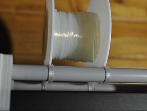 simple bearings printrbot metal plus filament spool holder 3d printer accessories 3d print model - Mito3D
