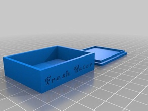 freshwater fly box containers customized 3d print model - Mito3D