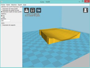 invertiert Fuß-Bogen 3d print model - Mito3D