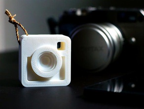 instagram camera icon signs & logos 3d print model - Mito3D