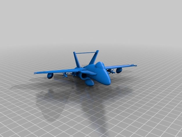 stealth bomber 3d printing 3D print model - Mito3D