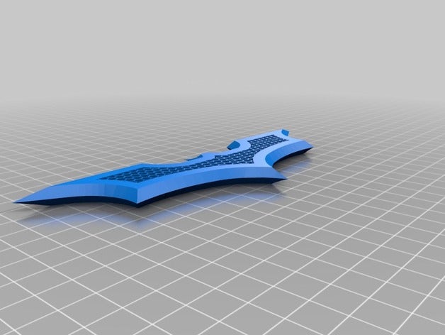 arkham batarang 3d baskı 3D print model - Mito3D
