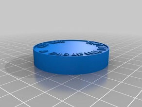 mi personalizados moneda de parafina 420wax monedas & insignias personalizado 3d print model - Mito3D