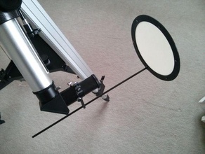 telescópio sol tela de projeção imagens do física e astronomia o blender a 3d print model - Mito3D