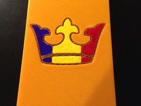 queen's crown iphone 5 case mobile phone canadian uni iphone5case queens university tricolour 3d print model - Mito3D