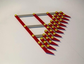 10 segment eşit uzunlukta bölücü el aletleri hazırlanması 3d print model - Mito3D