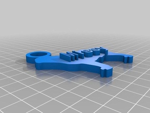 missy-Taste Schlüsselanhänger angepasst 3d print model - Mito3D