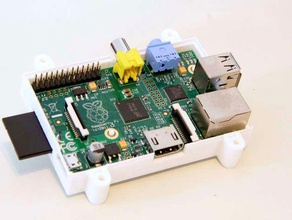 raspi model b durumda elektronik raspberry pi 3d print model - Mito3D