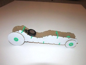 maker racer mk4 mechanical toys 3d printing car lasercut 3d print model - Mito3D