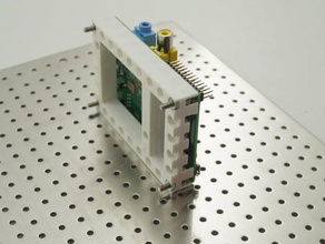 raspberry pi breakout frame mlab electronics rasberry raspberrypi b case housing 3d print model - Mito3D