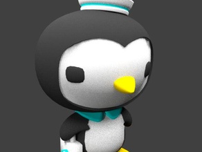 octonauts' peso juegos y juguetes carácter octonauts pingüino 3d print model - Mito3D