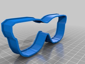 lunettes de coupeur biscuit cuisine et salle à manger cookie cookiecutter les témoins emporte-pièce 3d print model - Mito3D