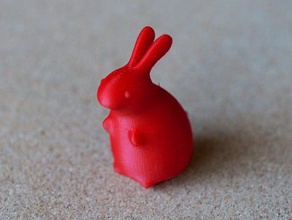 standing rabbit animals 3d print model - Mito3D