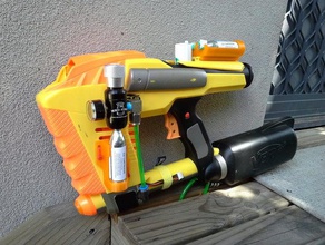co2 betriebene nerf magstrike mod Teile mechanische Spielzeuge cool gun 3d print model - Mito3D