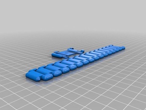 popoli-cambio nano cinturino bracciali personalizzato 3d print model - Mito3D