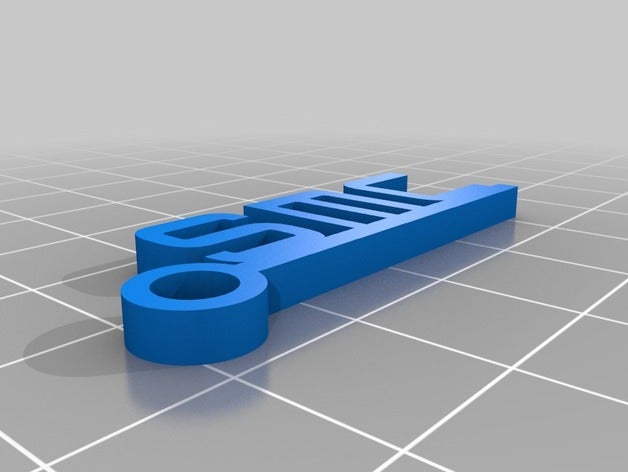 özelleştirilmiş toplu Anahtarlık jeneratör 3D print model - Mito3D