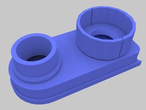 another 52mm shapeoko spindle dust shoe diy 3d print model - Mito3D