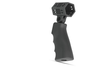 shotgun mic shock mount grip audio microphone rode 3d print model - Mito3D