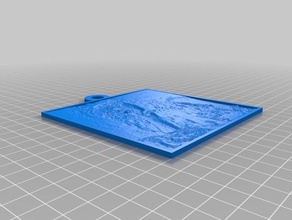 alyson lithophane 2d sanat özelleştirilmiş 3d print model - Mito3D