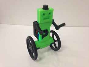 eddieplus better balance bot robotics eddie edison intel robot self balancing sparkfun 3d print model - Mito3D