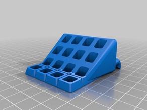 4x4flatsquarepegboard porta-ferramentas & caixas personalizado 3d print model - Mito3D