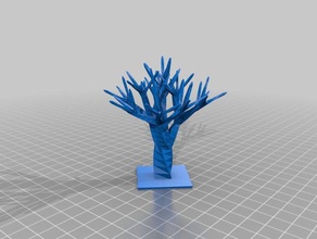 arbol par arquitectura modèles personnalisé 3d print model - Mito3D