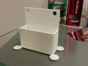 cubicle wall basket containers organization 3d print model - Mito3D