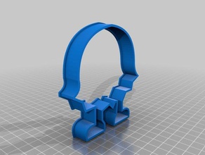 mavi komik canavar kurabiye kalıbı mutfak ve yemek cookiecutter çerez kesici 3d print model - Mito3D