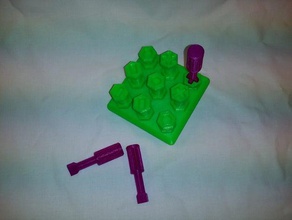 iscrew - pouco mecânico de brinquedos aprendizagem parafuso chave fenda 3d print model - Mito3D