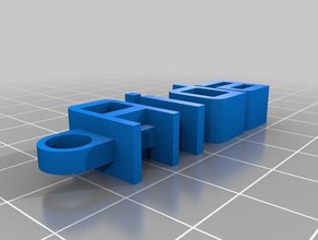 aida llavero organización personalizado 3d print model - Mito3D
