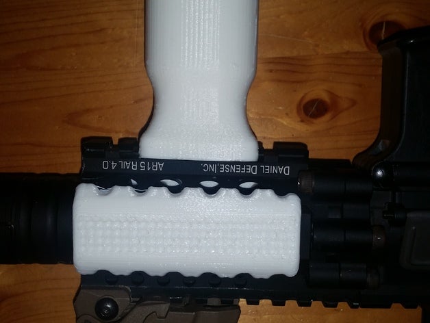 3d magpul moe kavrama basılı spor ve açık hava baskılı airsoft foregrip tutuş silah 3D print model - Mito3D