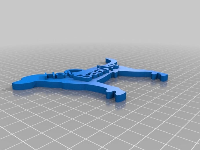 meine angepasste het baasje Schlüsselbund Schlüsselanhänger 3D print model - Mito3D