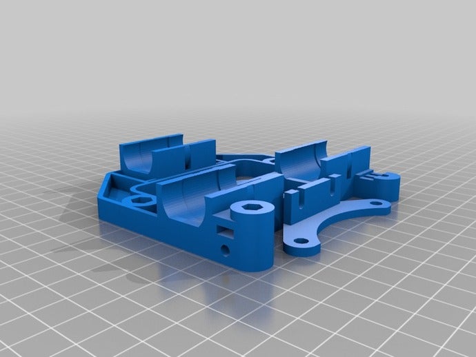 large trou mendel90 xcarriage 3d de l'imprimante pièces 3D print model - Mito3D