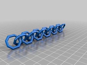 carabiner chain customized 3d print model - Mito3D