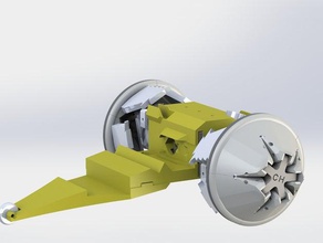 transforming wheel robot robotics all terrain 3d print model - Mito3D