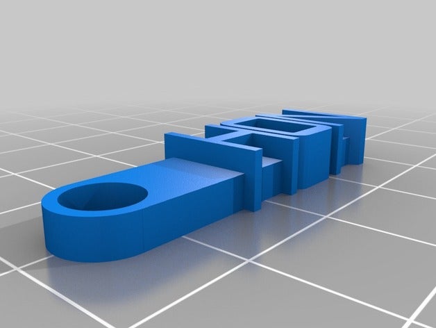 hon keychain organization customized 3D print model - Mito3D