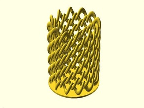 spiral Kupası ıı diğer openscad kalem 3d print model - Mito3D
