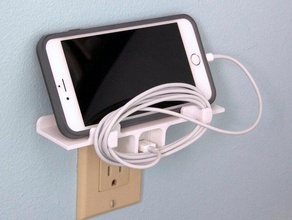 iphone dock de recharge ménage apple la base en charge l'iphone 6 quai usb 3d print model - Mito3D