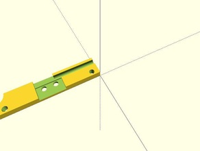 endstop holder metal prusa i3 x axis 3d printer parts enstop 3d print model - Mito3D