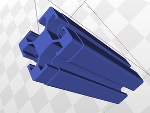 conectable de extrusión partes Impresora 3d las piezas la barra extrustion 3d print model - Mito3D