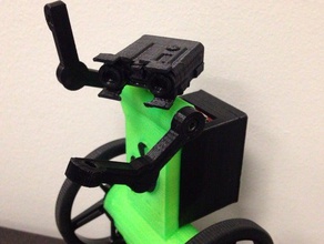 eddieplus johnny 5 a testa la robotica eddie equilibrio bot 3d print model - Mito3D