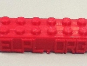 elpl lego-block Bau-Spielzeug kundengebundene lego 3d print model - Mito3D