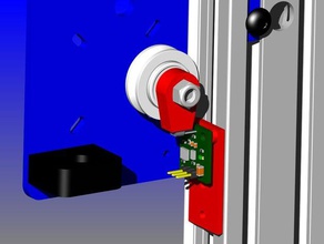 hall-e Anschlag-Halterungen ordbot 3d Drucker Zubehör Ende stoppen radds 3d print model - Mito3D