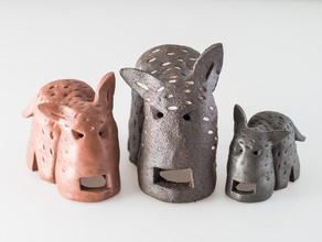 ollie creatures ceramic creature knotworkla 3d print model - Mito3D