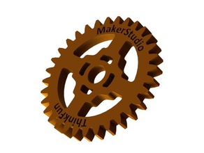 medium gear thinkfun maker studio engineering 3d print model - Mito3D