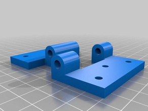 friction hinge parts hinges 3d print model - Mito3D